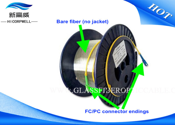 Os carretéis de cabo de fibra ótica desencapados OTDR do anel da fibra recebem o único modo G.652D