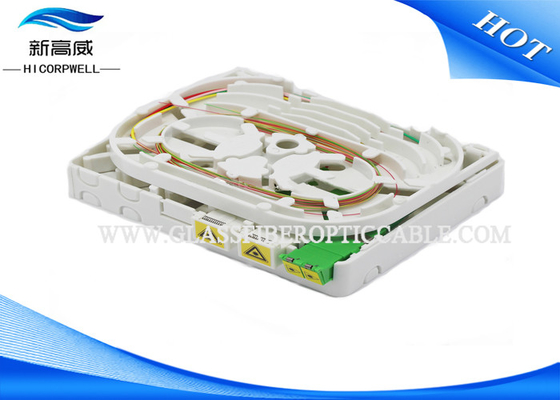 SC caixa terminal da fibra ótica da montagem da parede da rede da segurança da empresa de 2/4 núcleos