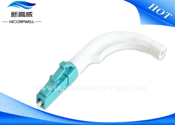 conector rápido da fibra do PVC de 1.2mm 0.9mm 2.0mm, 90 da bota graus de conector do SC UPC