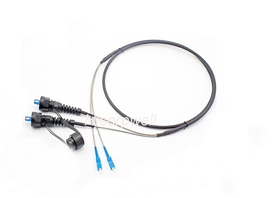 O remendo da fibra ótica do duplex CPRI do SC de ODVA cabografa RRU impermeável RRH 100m - 1000m