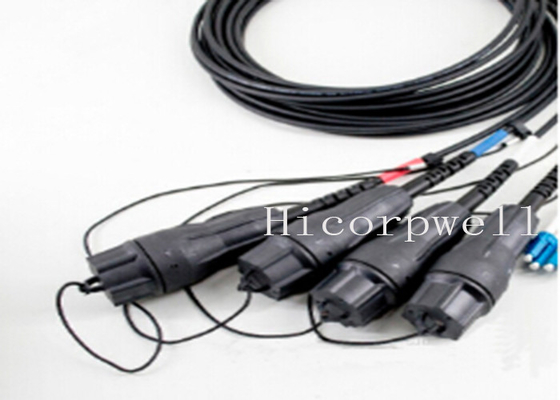 Fullaxs LC/fibra ótica do UPC remendo cabografa o comprimento frente e verso da manutenção programada LSZH 4.8mm com 50M