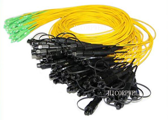 Os mini cabos do remendo da fibra ótica do SC personalizaram conectores com dispositivos de HW