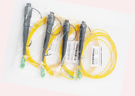 Os mini cabos impermeáveis do remendo da fibra do único modo do SC Optitap personalizaram conectores