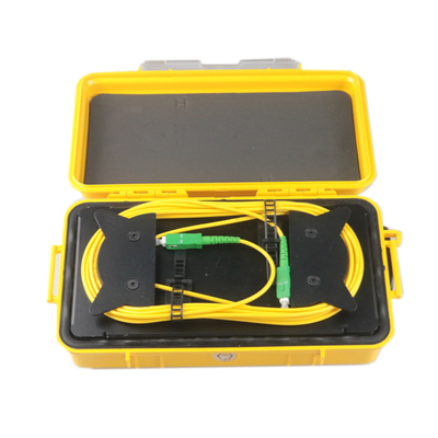 Caixa do anel do carretel de cabo de fibra ótica na cor amarela para a proteção da fibra ótica
