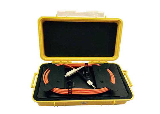 Caixa do anel do carretel de cabo de fibra ótica na cor amarela para a proteção da fibra ótica