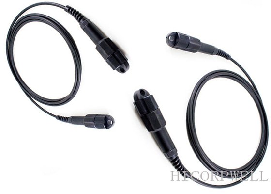 Os cabos do remendo da fibra da manutenção programada de Optitap do à prova de água do Coning personalizaram conectores