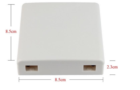 Rede material da segurança da empresa do PC ou do ABS, caixa de distribuição da fibra de 2 núcleos