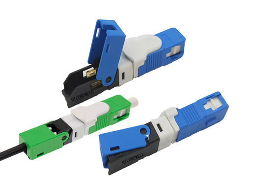 Componentes da fibra ótica do único modo ESC250D/conector rápido da fibra