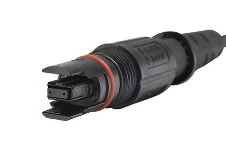 Mini MPO Waterproof conectores protegidos IP de Opticial da fibra do conector para uma comunicação remota