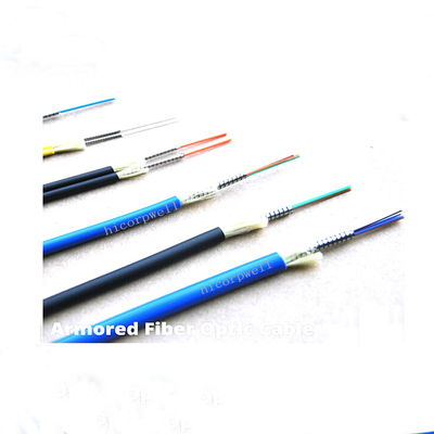 3m / 5m cabo blindado do remendo da fibra da manutenção programada de 2 núcleos, cabo de remendo do duplex do ST do SC do LC FC
