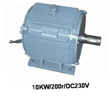 C.A. trifásica horizontal do gerador 10KW 200 RPM AC230V do PMG do ímã do eixo