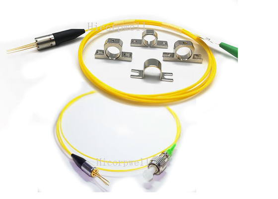 diodo láser FC de 1550nm 2.5G DFB/fibra ótica do APC manutenção programada coaxial 9 /125um da trança