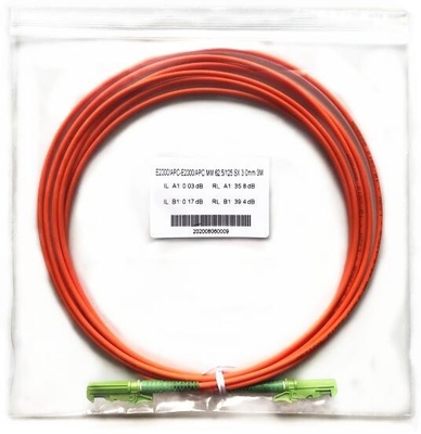 cabos do remendo da fibra ótica de 0.9mm 2.0mm 3.0mm com E2000 o conector do SC APC UPC