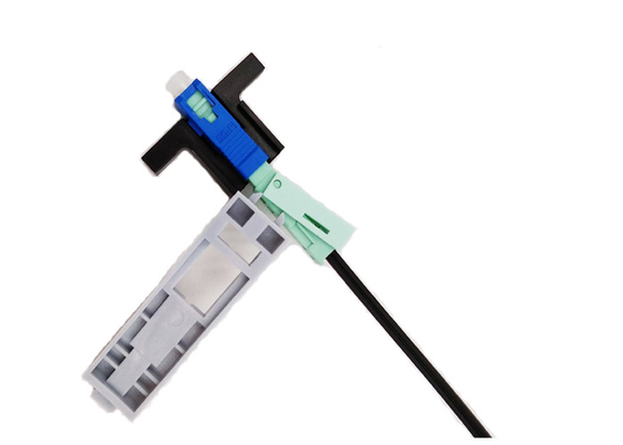 Conector rápido rápido cerâmico do SC UPC do sulco para a fibra ótica Euquipment