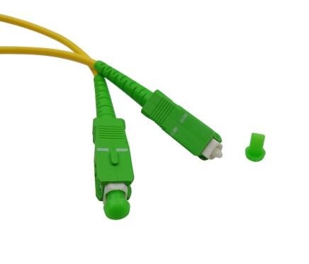 Tranças simples 9 da fibra do único modo da manutenção programada 125 G652 IEC 60794 do SC APC aprovado