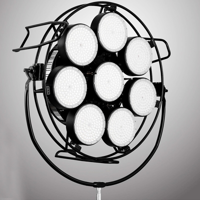 lâmpada de tiro exterior do espaço da luz da suficiência da fotografia de oito faróis 1300W