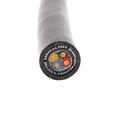 halogênio zero do fumo da mais baixa tensão do meio do cabo isolado de 3x 150mms XLPE cabo Jacketed do baixo