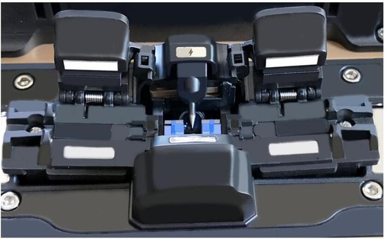 Máquina coladora de fibra ótica de emenda de fibra ótica da fusão da máquina dos auto motores do foco seis