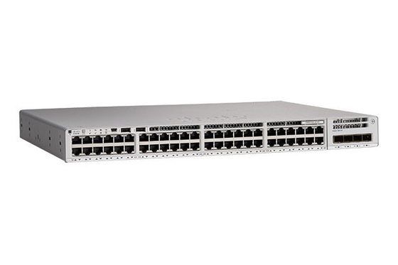 Portas ethernet do interruptor 48 do catalizador 9200l L3 de Cisco &amp; portos do Uplink do Sfp de 4 gigabits (c9200l-48t-4g-a)