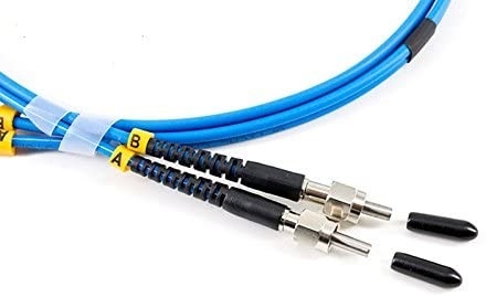 Manutenção programada frente e verso simples blindada azul 30mm do PVC SMA do cabo do remendo da fibra de FTTH industriais