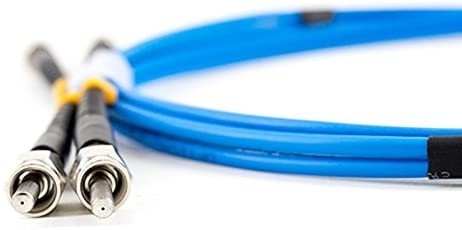 Manutenção programada frente e verso simples blindada azul 30mm do PVC SMA do cabo do remendo da fibra de FTTH industriais