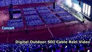 3G/6G/12G Digital Outdoor SDI Cable Reel Cabo de vídeo Sdi Cable Reel