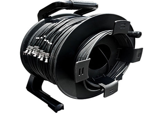 Qualidade  Portable Retractable Cable Reel For Various Tactical Communication FO Cable fábrica