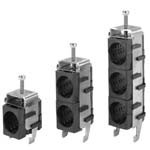 Cabos de alimentação coaxial de RF Combinados Agulhas de cabo de grampo Agulhas de cabo de alimentação Agulhas de grampo de cabo de fibra