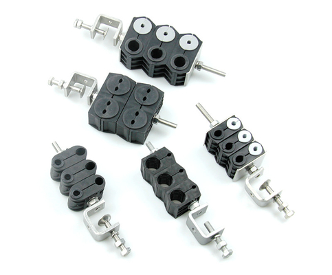 Cabos de alimentação coaxial de RF Combinados Agulhas de cabo de grampo Agulhas de cabo de alimentação Agulhas de grampo de cabo de fibra