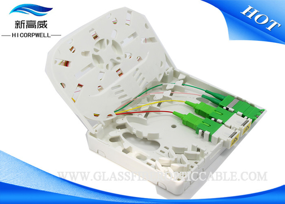 SC caixa terminal da fibra ótica da montagem da parede da rede da segurança da empresa de 2/4 núcleos