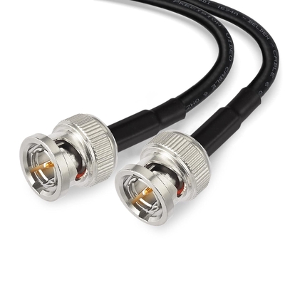 Cabo coaxial masculino video da câmera RG179 RF do cinema do cabo de extensão BMCC do cabo BNC de HD SDI Blackmagic