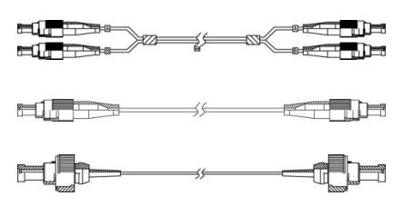 PMF Fujikara Polarização Manutenção de Fibra Jumper Pigtail 0,9 Manga FC Fibra