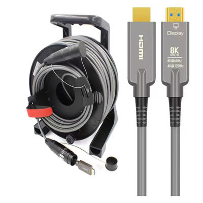 Armored Upgraded Engineering Version 2.0 Fibra Ótica HDMI Cabos de Alta Definição 4K@60Hz