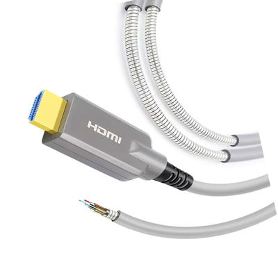Armored Upgraded Engineering Version 2.0 Fibra Ótica HDMI Cabos de Alta Definição 4K@60Hz