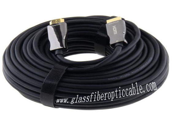 Cabo HDMI Slim de Fibra Óptica HDMI 2.0 4K Ultra-HD Cabo SDI 12G AOC Fibra Óptica HDMI 4K Versão 2.0
