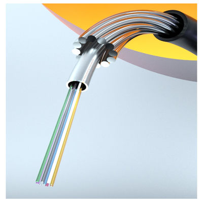 Fibra Óptica 2 núcleos Cabos ópticos de poços de petróleo de Teflon de alta temperatura e sensores de detecção resistentes a altas temperaturas Fibras ópticas de medição de temperatura para detecção de poços de petróleo
