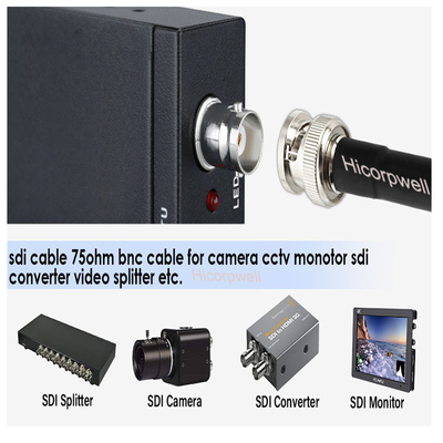 Cabos de transmissão 3G 12G HDM1 SDI Mini 3G SDI Video Micro Converter com USB Power HDM1 Switcher para SDI cabo coaxial para aplicações de vídeo