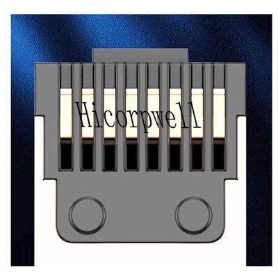 Copper  Silver Braided Cat8 Ethernet Cable CAT8 SFTP  RJ45 Network Patch Audio Cable