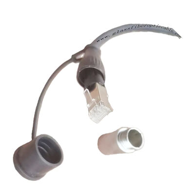 Ethercon RJ45 Tactical Ethernet 4CH Audio Multicore Network Cable Extender Winding Drum Compatível com WiFi 4G 3G