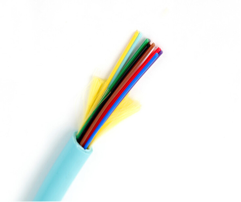 Cabo ótico da fibra de vidro de 12 núcleos, cabo de fibra ótica multimodo do comprimento de 2KM - de 4KM