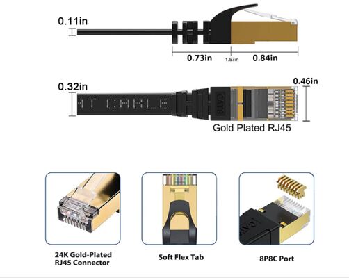 Outdoor Indoor 100ft Ethernet Cable Waterproof Ethernet Cable Patch Cord Lan Network Ethernet Cable