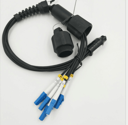 O remendo da fibra ótica da manutenção programada SX cabografa o comprimento 300M de LSZH 4.8mm 2F 4F 100M