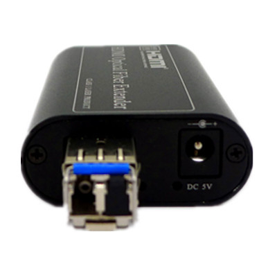 Prolongamento ótico HDMI da fibra ao comprimento de onda do transmissor 1610nm do conversor da fibra