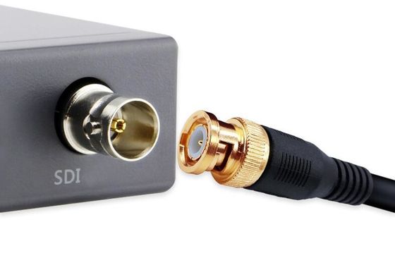 Cabo de extensão do cabo coaxial 75-5 HD 3G SD SDI do RF do revestimento de PVC Distância de 1.5M a de 200M