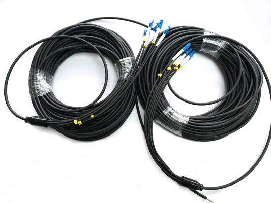 2,0 3,0 cabo de remendo da fibra ótica do ST 7.0mm do SC LC FC de Ftth SX DX