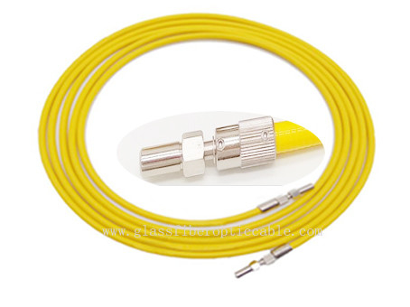 cabo de remendo 200 300 400 600um de fibra ótica com o conector D80