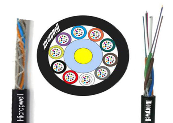 2KM por da fibra de vidro fraca do diâmetro 1.95mm do tubo do carretel o cabo ótico