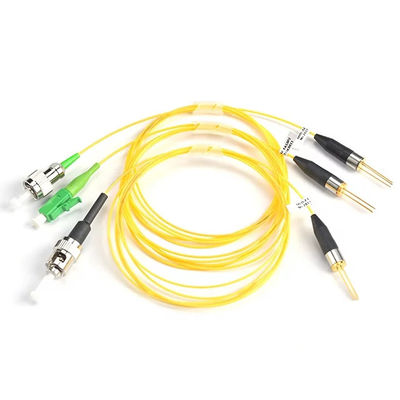 Cabo de fibra óptica laranja coaxial de 1550 nm