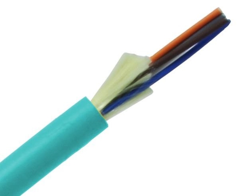 O remendo alaranjado frente e verso da fibra ótica OM3 cabografa o tipo mini tipo do passo de 50-125mm do LC